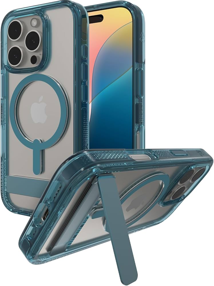 Amazon.com: ZAGG Santa Cruz Snap with Kickstand Case for iPhone 16